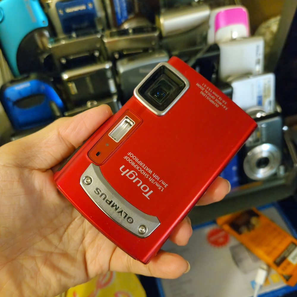 Olympus Tough Red Camera